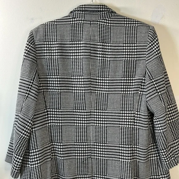 Lauren Ralph Lauren Women’s Houndstooth Heritage Print Blazer Jacket Sz 14w - Picture 5 of 14